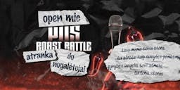 PVŠ Roast Battle OPEN MIC | 2 laida poster