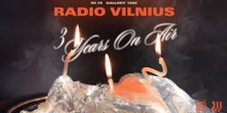 Radio Vilnius. 3 metai eteryje poster