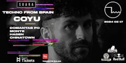 Techno from Spain | Suara " Coyu" poster