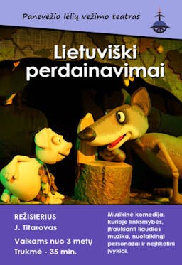 „Lietuviški perdainavimai“ poster