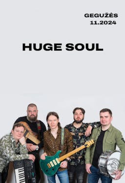 Gražiausios „Hiperbolės“ dainos su grupe „Huge Soul“ poster