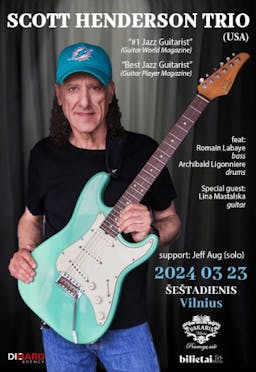 Gitaros legendos: SCOTT HENDERSON TRIO (USA) poster