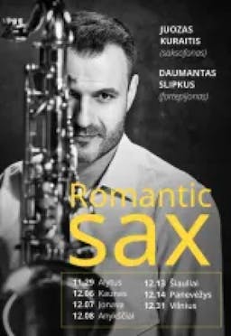 Romantiškas saksofonas poster