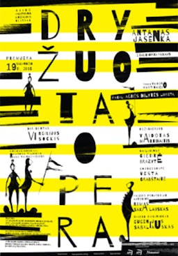 Dryžuota opera poster
