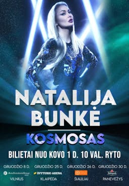 Natalija Bunkė. Kosmosas poster