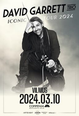 David Garrett Iconic Tour 2024 poster